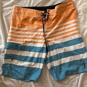 O’Neill, 34 waist vintage board shorts